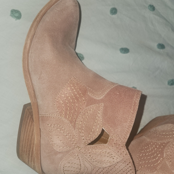 FRYE Womens pink Farrah Booties - Picture 1 of 5